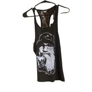 MIAMI STYLE SIZE MEDIUM BLACK TANK TOP SHIRT DUCK DYNASTY